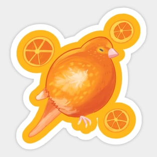 Orange Canary Sticker